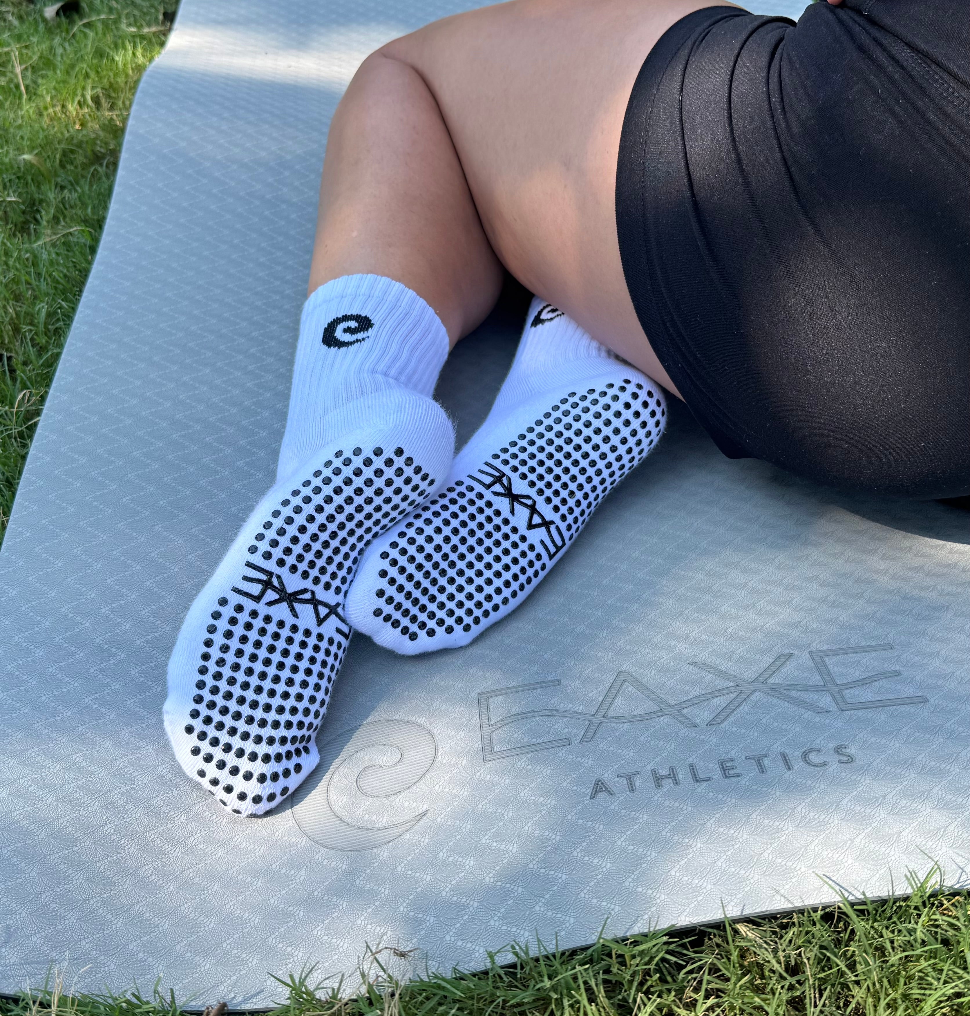 Mid-Crew Grip Socks