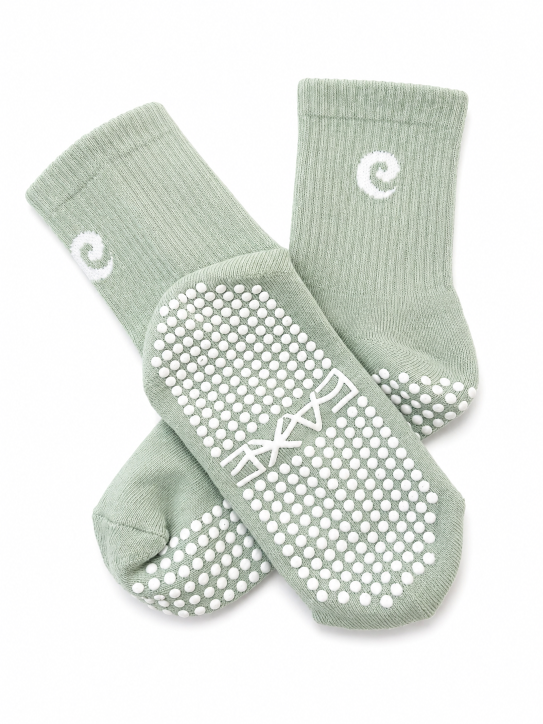 Mid-Crew Grip Socks